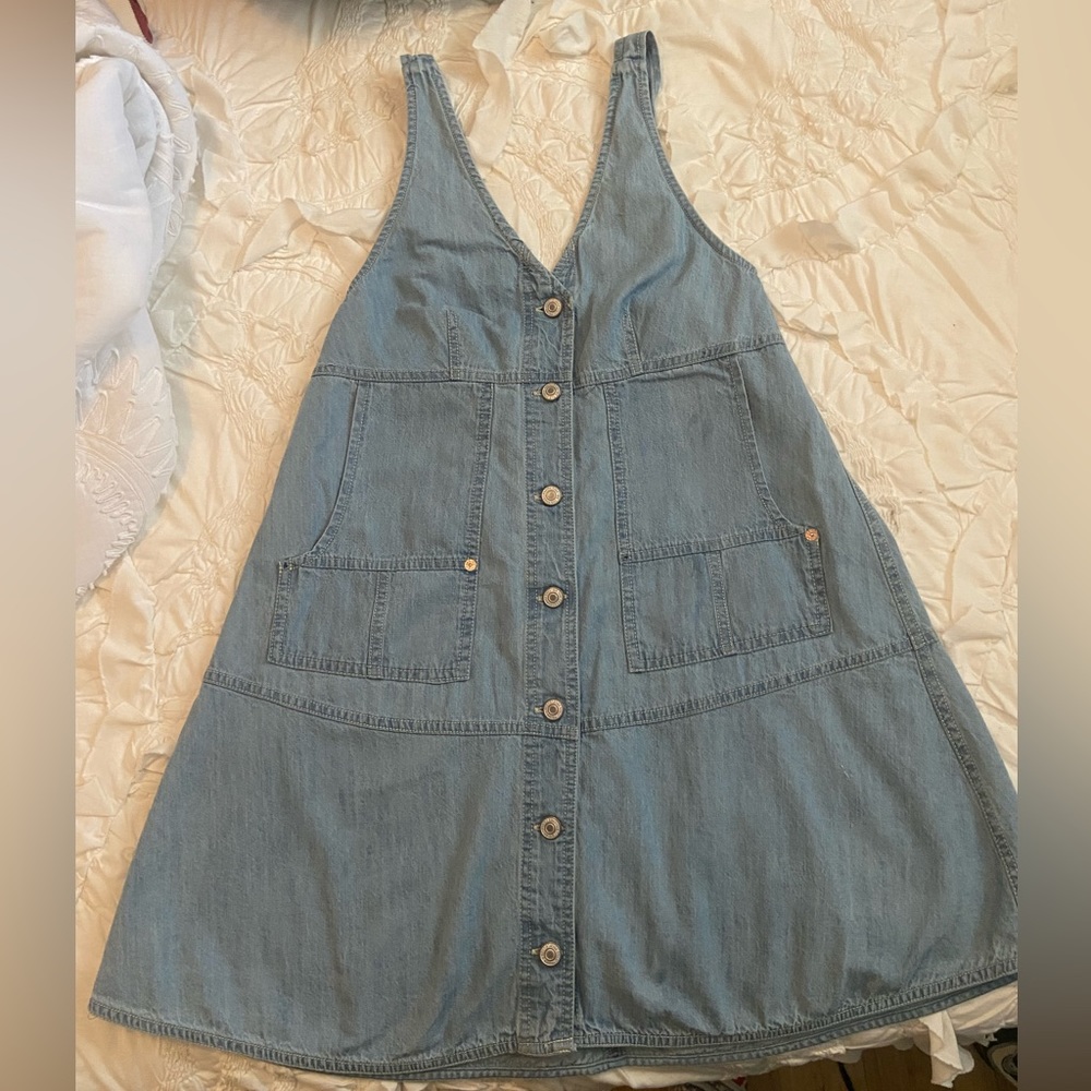 Free People Denim Jumper XS